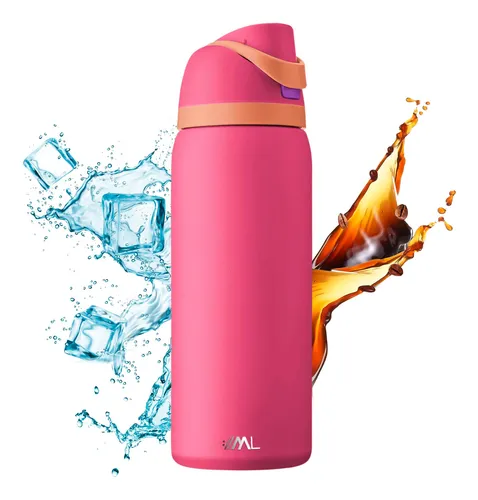 Termo Acero Inoxidable 946 Ml Vaso Térmico Resistente Rosa Chicle