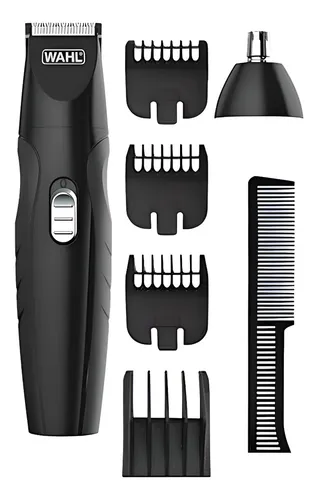 Máquina Rasuradora Cortadora Wahl Trimmer Para Barba Y Nariz Home All In One Multigroomer Color Negro