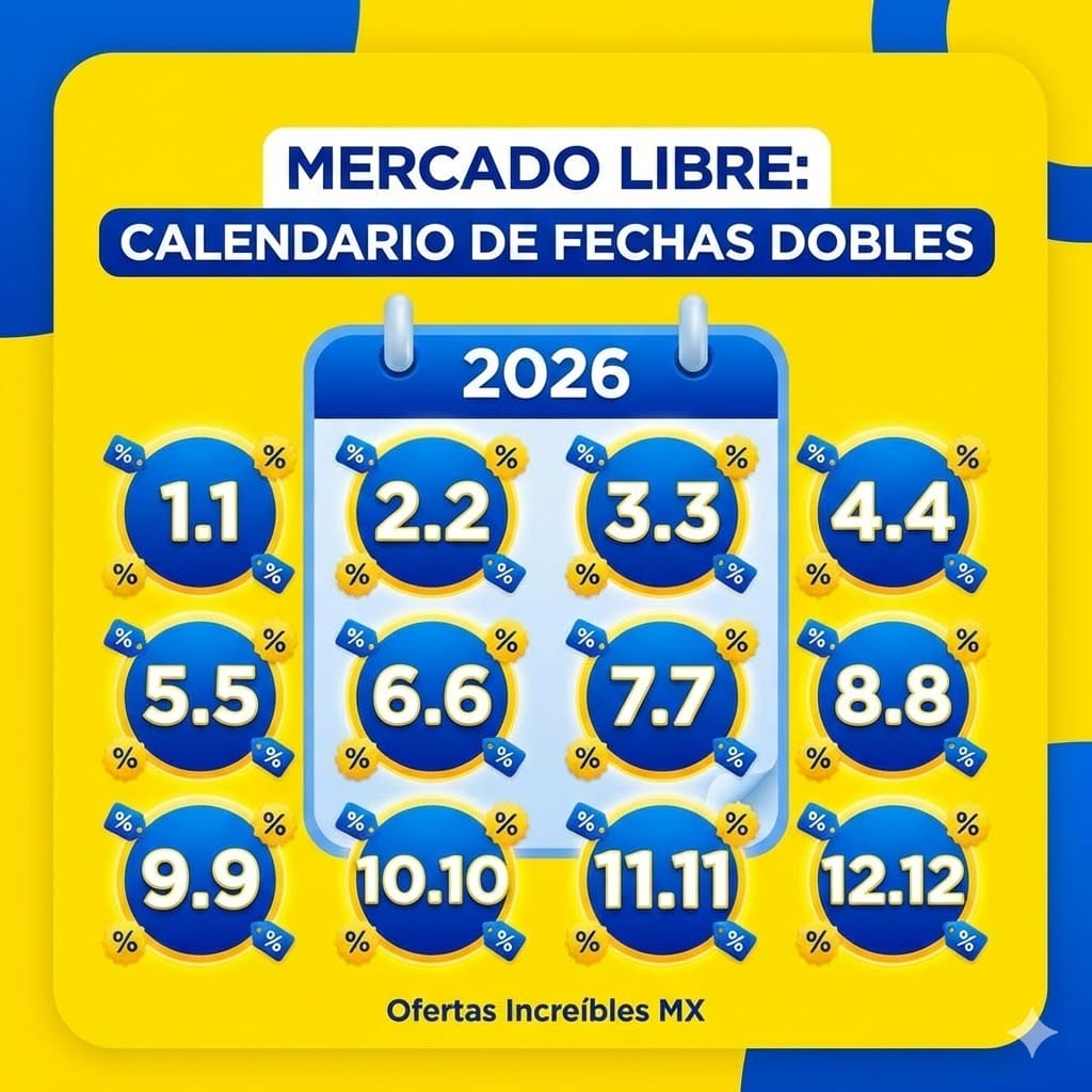 Fechas Dobles en Mercado Libre 2026: Qué son y Calendario de Ofertas
