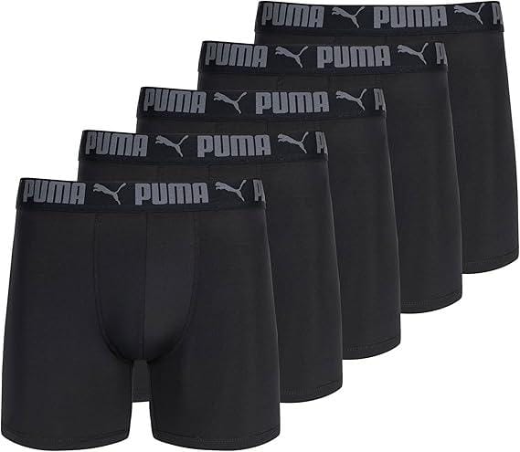 Puma 5 Pack Performance Boxer Briefs para hombre