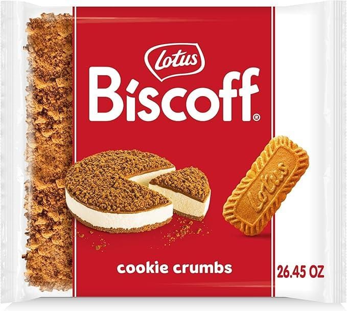 Lotus Biscoff | Galleta Caramelizada | Ingredientes de origen natural | Vegano | Sin colores ni sabores añadidos | Biscoff Crumble 750g
