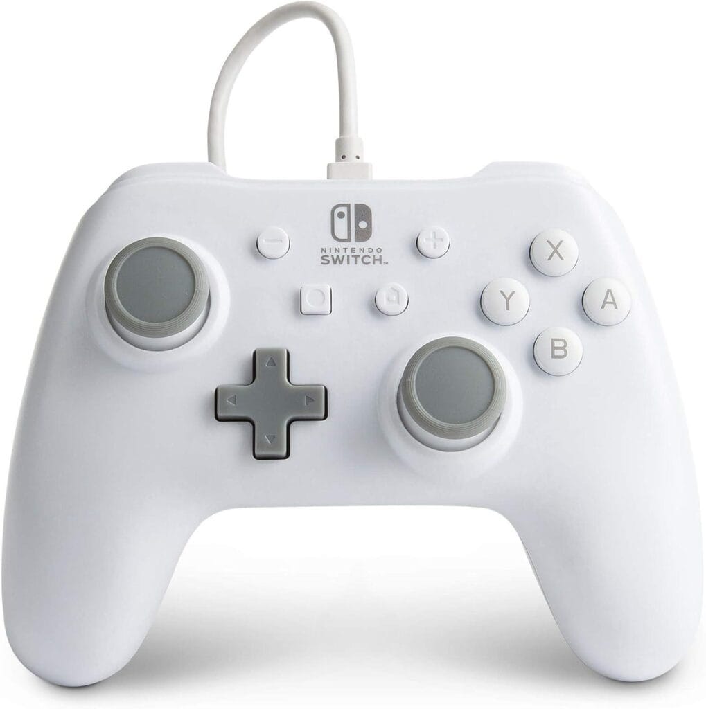 PowerA Control Alámbrico para Nintendo Switch – Blanco – Standard Edition 🎮✨