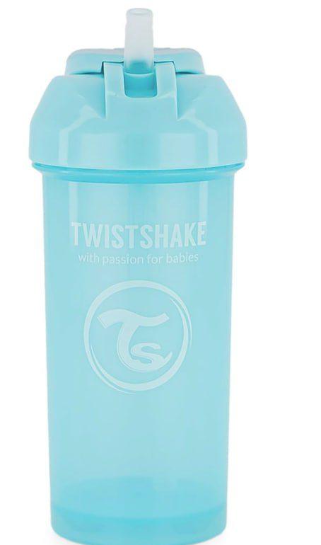 Twistshake Straw Cup Vaso Entrenador Bebe con Popote 360 ml