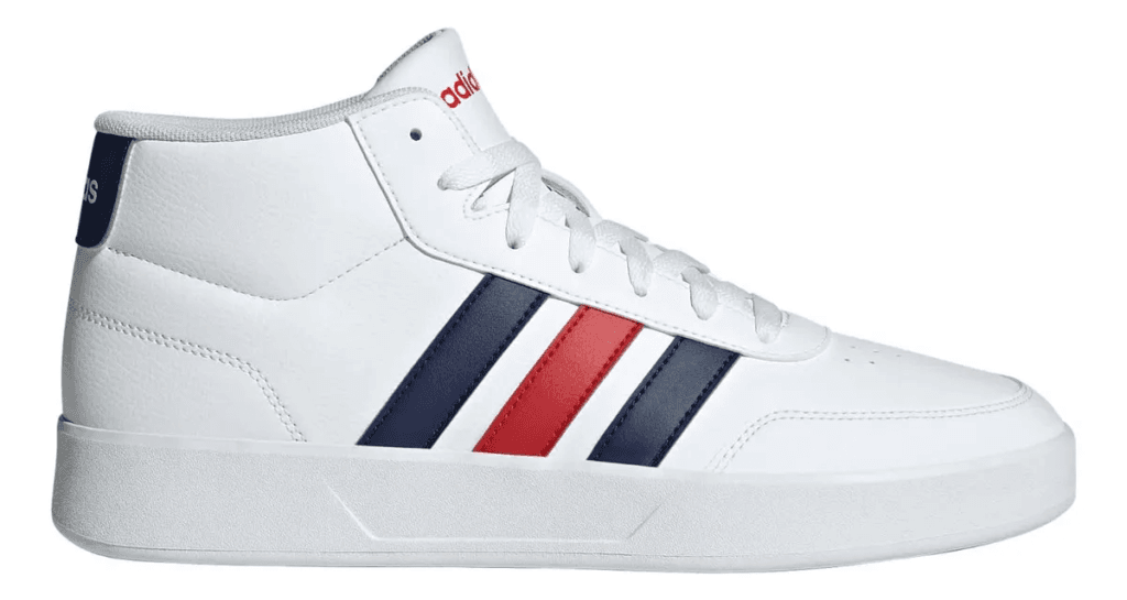 Tenis adidas Casual Breaknet Mid Hombre Blanco Jq5484