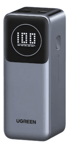 Power Bank Nexode Ugreen 12,000mah 100w Y Pantalla Digital Gris