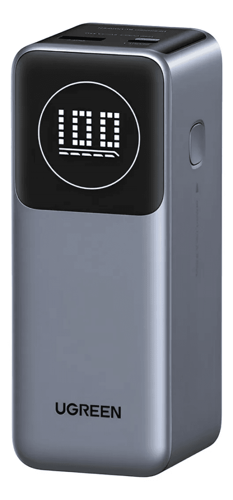 Power Bank Nexode Ugreen 12,000mah 100w Y Pantalla Digital Gris
