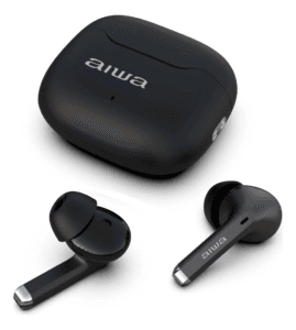 Auriculares In-ear Inalámbricos Aiwa Awtwsg50ancb Noise Cancelling Negro