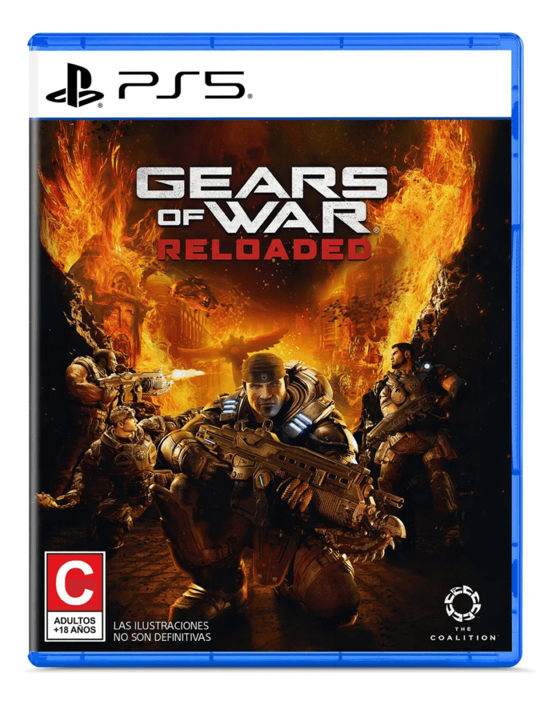 Gears of War Reloaded PS5 Juego Físico Multijugador Subtítulos en Español