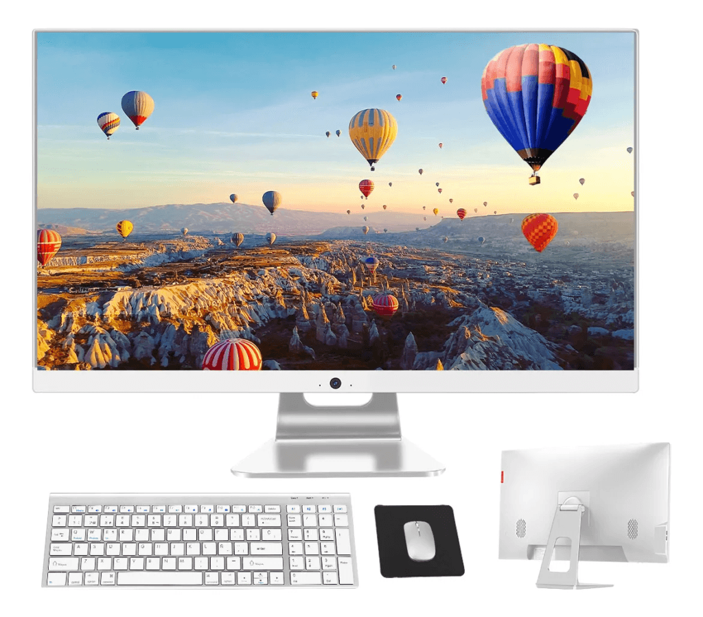 27'' All In One Pc Computador 16gb+512gb Intel Core I5 3470+cámara, All-in-one Computadora Con Hdmi, Bluetooth 4.1, Wifi De Doble Banda, Mouse Y Teclado Inalámbricos Para Trabajo, Estudiar Y Juegos
