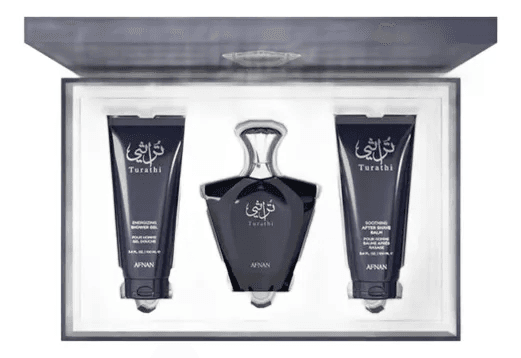 Set Afnan Turathi Blue Pour Homme 90ml Edp Spray