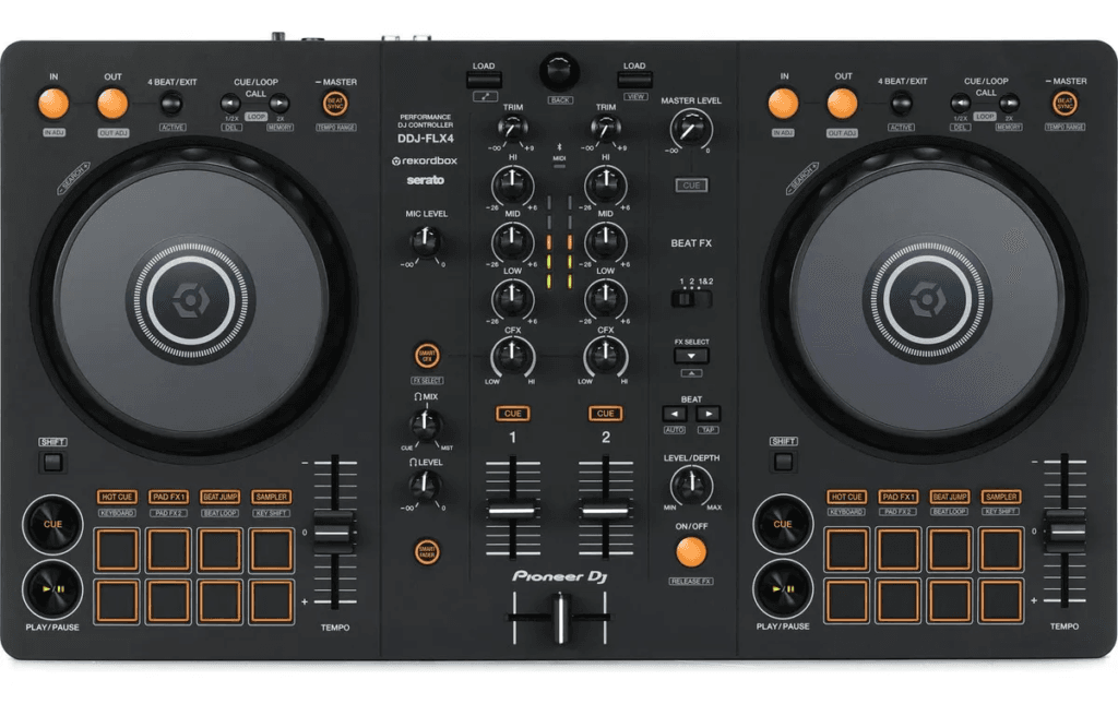 Controlador De Dj Pioneer Ddj-flx4 2-deck Rekordbox Y Serato