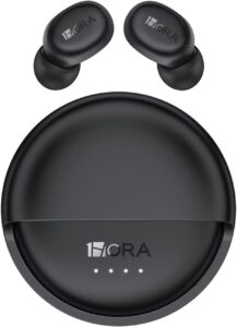 1 Hora Audífonos Bluetooth Inalámbricos TWS con Estuche Giratorio