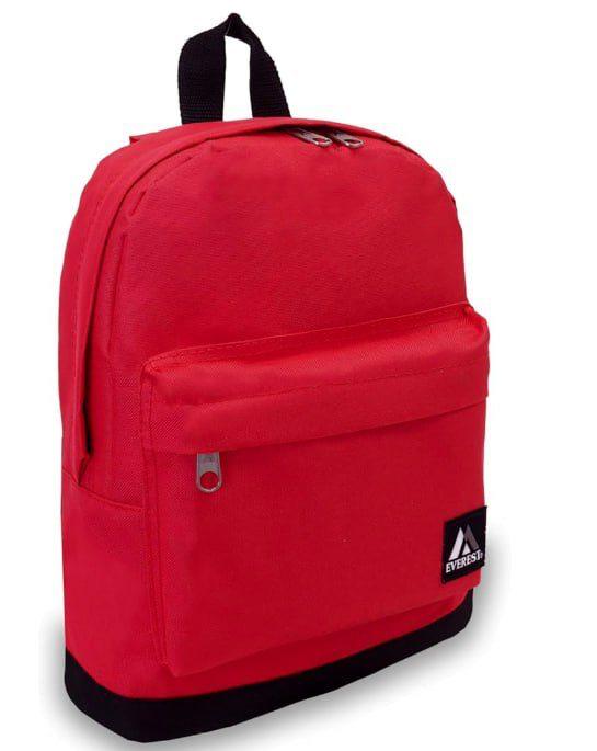 Everest - Mochila pequeña, Rojo -, Una talla, Mochila pequeña 🎒🔥