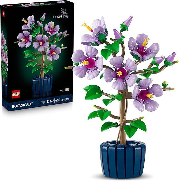 LEGO Botanicals Hibisco Set de Construcción de Flores para Adultos