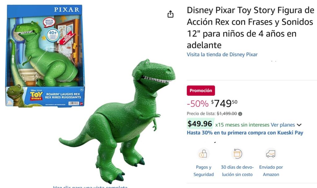 DISNEY PIXAR TOY STORY FIGURA DE ACCION