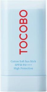 TOCOBO Barra solar suave de algodón SPF50+ PA+++ 0.67 oz 😎☀️
