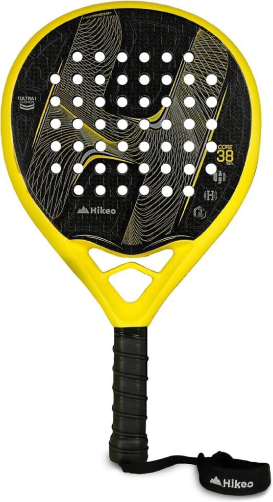 Pala de Pádel Premium con Funda, 3 Pelotas y Grip