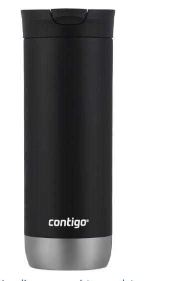 Contigo Snapseal Taza de viaje aislada, 16 oz, regaliz