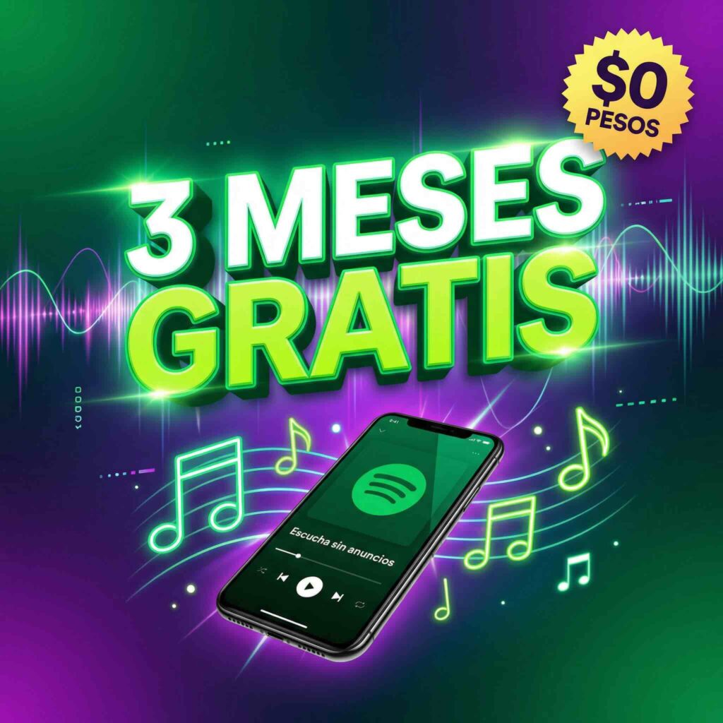 SPOTIFY PREMIUM GRATIS POR 3 MESES