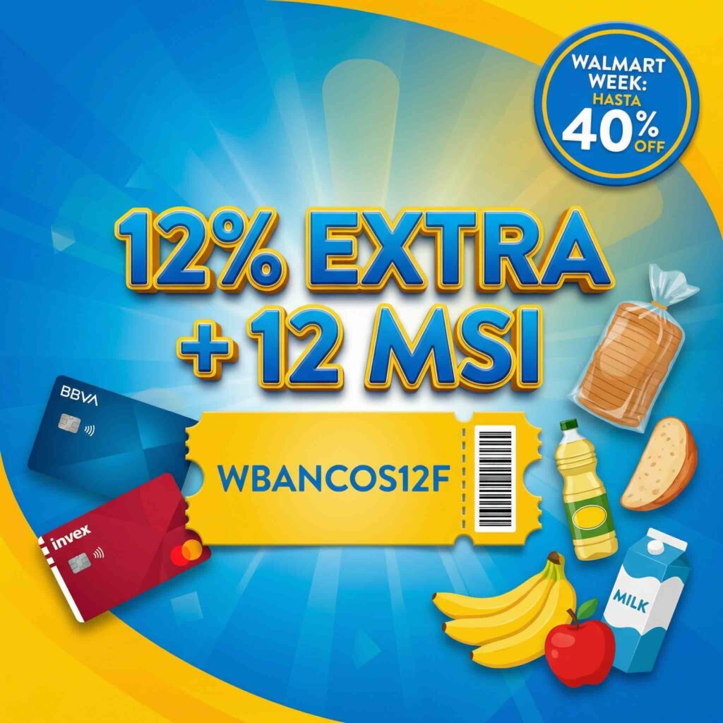 Ofertas Walmart Week Cupon BBVA