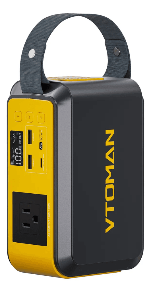 Generador Solar Portátil Vtoman Jump 100, 100 W/88.8 Wh