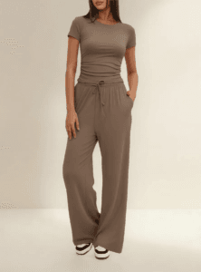 Ropa Deportiva Mujer Conjuntos De Manga Corta Y Pantalones