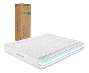 Colchon Individual En Caja 15cm Alto Kingshouse