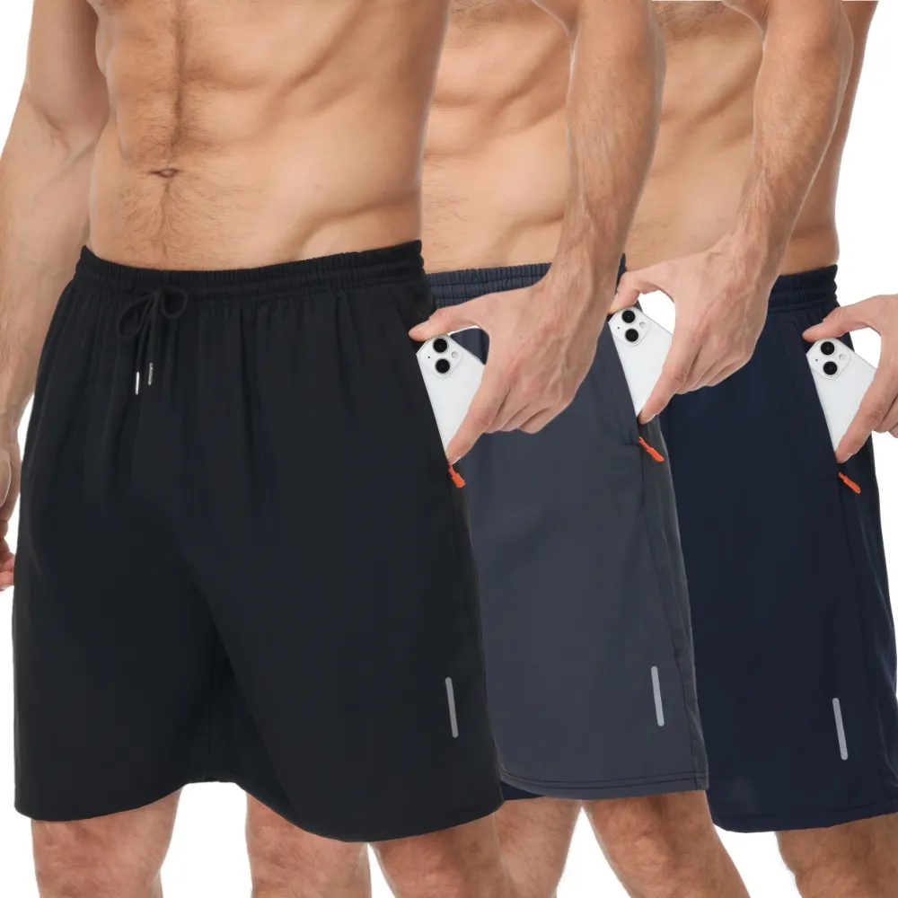 3 PCS Shorts Deportivos para Hombre
