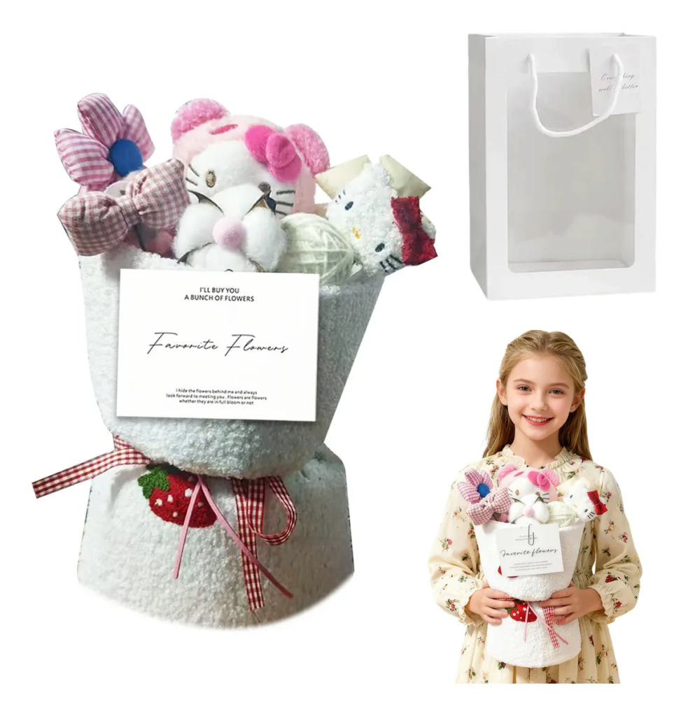 Bouquet Ramo De Peluches Mini Hellokitty Kawaii Regalos