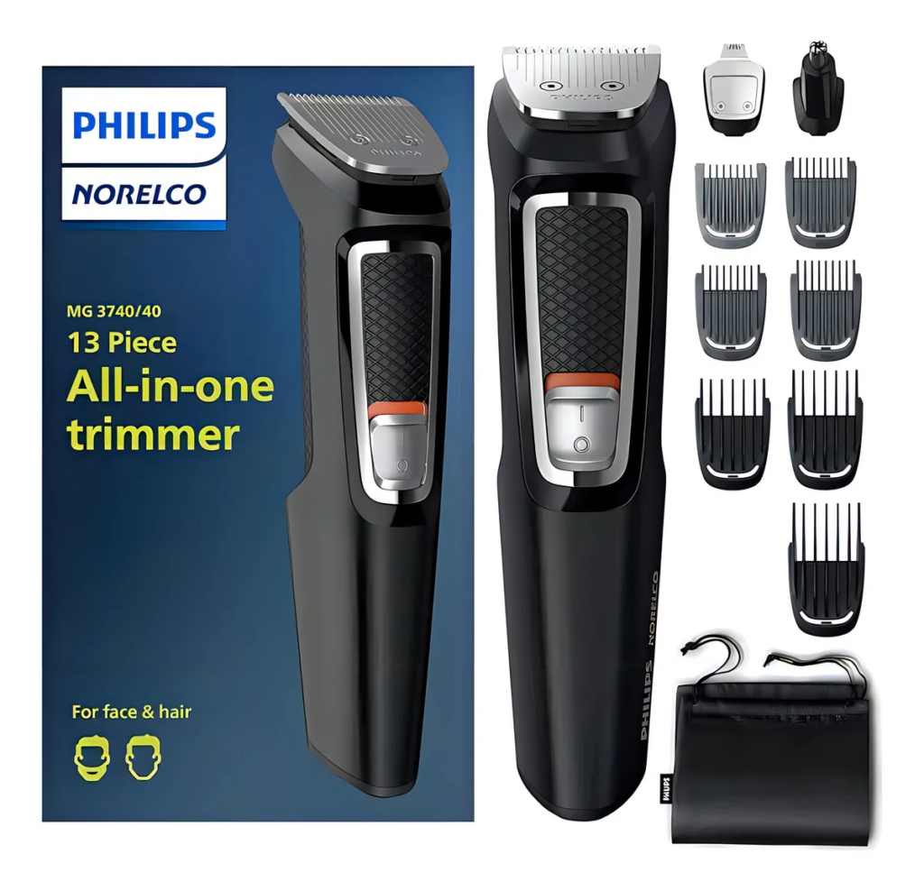 Rasuradora Philips Multigroomer Norelco MG3740/40 negra
