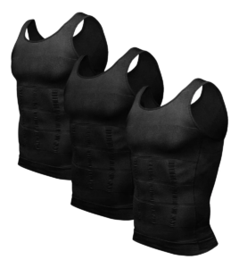 3 Pzs Fajas Hombre Compresión Playera Reductora Modeladora