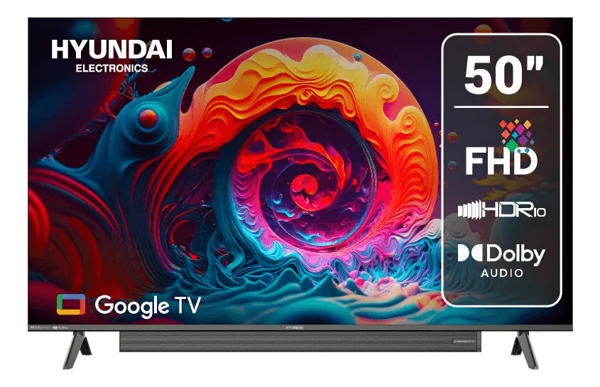 Smart Tv Hyundai Led 50 Full Hd Google Tv + Barra De Sonido
