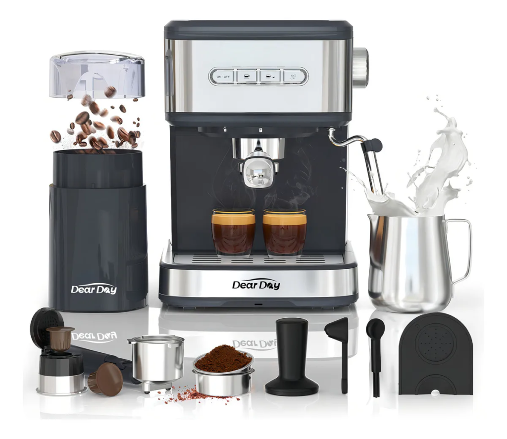 Dear Day Cafetera con Molino de Café