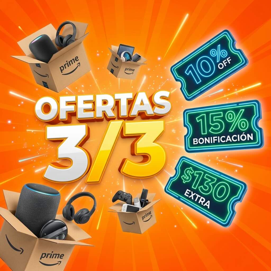 Fechas Dobles 3/3 en Amazon