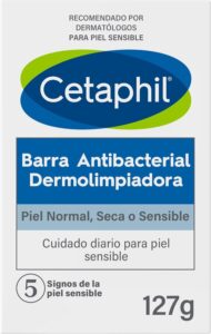 Cetaphil Barra Dermolimpiadora Antibacterial 127g para piel sensible