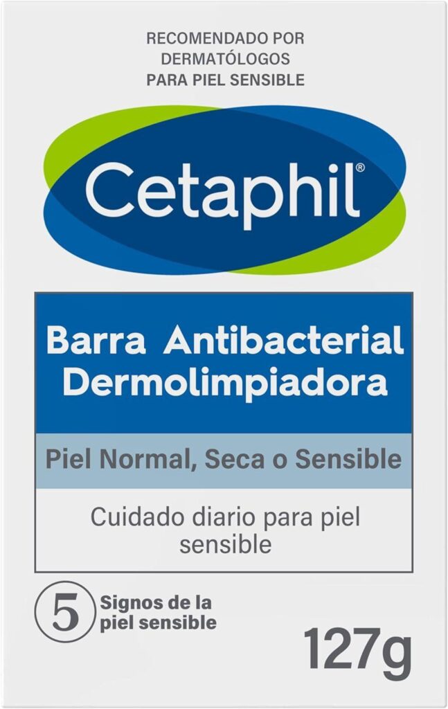 Cetaphil Barra Dermolimpiadora Antibacterial 127g para piel sensible
