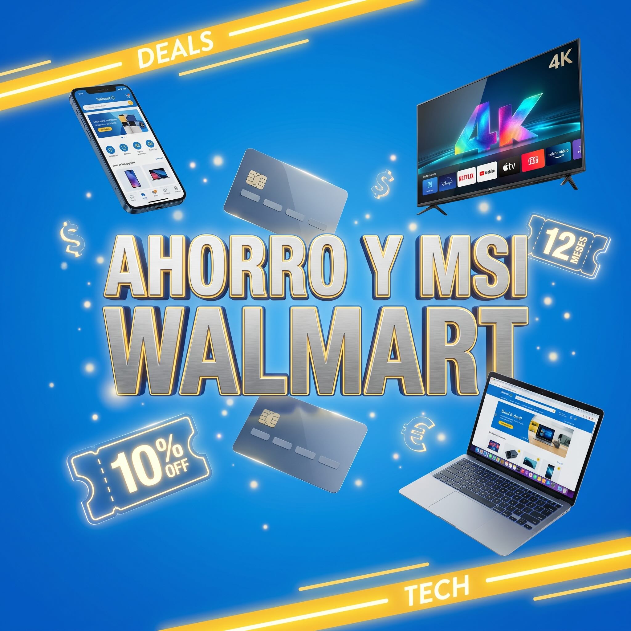 Promociones y Cupones en Walmart 2026: ¡Meses Sin Intereses y hasta 10% de Ahorro!