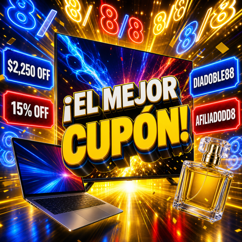 Cupones fechas dobles 8/8