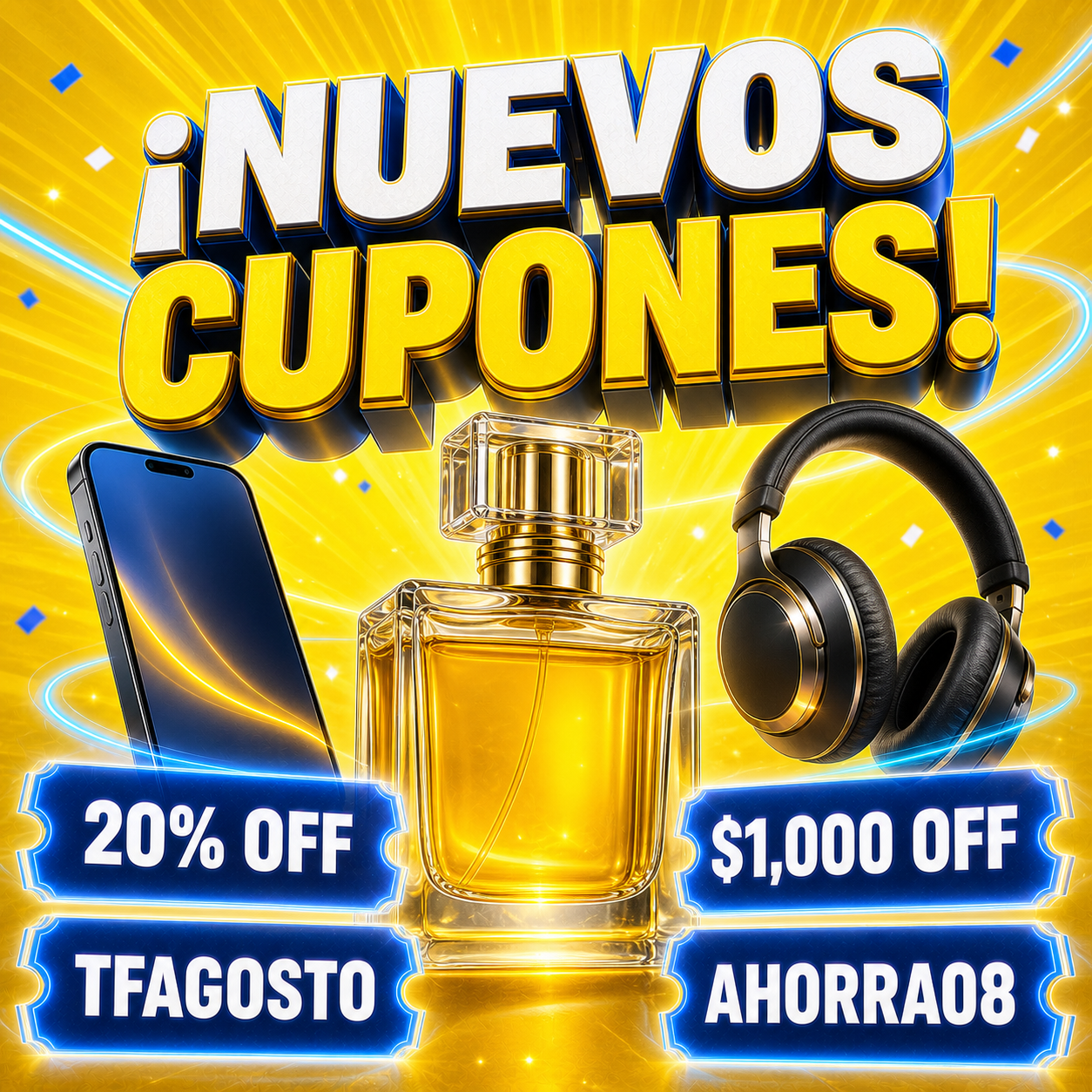 ¡Cupones Mercado Libre Hoy 5 de Agosto! Ahorra hasta $1,000 MXN y 20% en Fragancias
